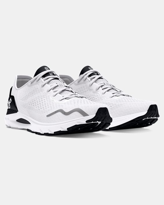 Men's UA HOVR™ Sonic 6 Running Shoes in White image number 3